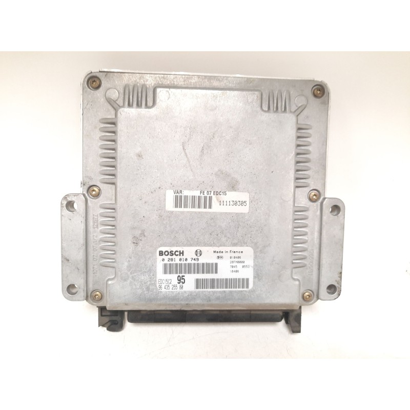 Recambio de centralita motor uce para citroën c5 i (dc_) 2.0 hdi (dcrhzb, dcrhze) referencia OEM IAM 0281010749 EDC16C2 96435255
