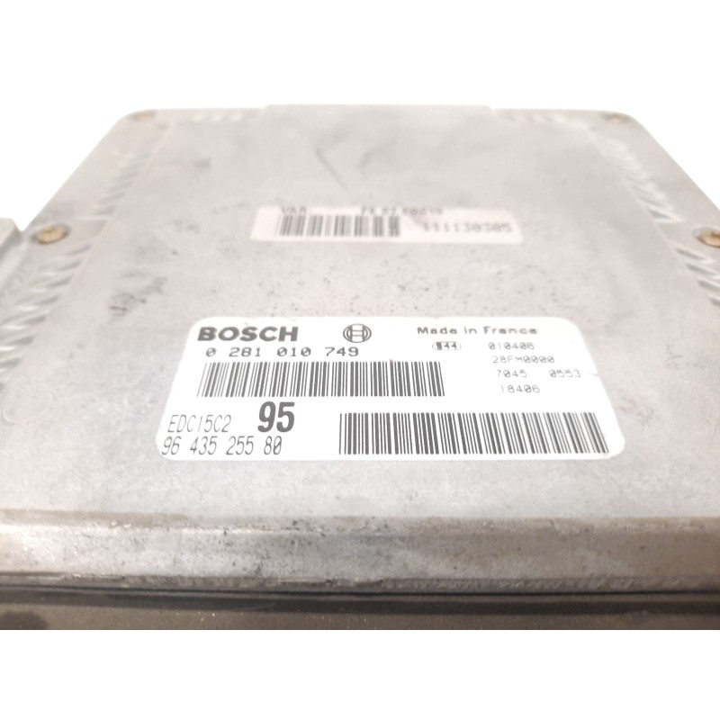 Recambio de centralita motor uce para citroën c5 i (dc_) 2.0 hdi (dcrhzb, dcrhze) referencia OEM IAM 0281010749 EDC16C2 96435255