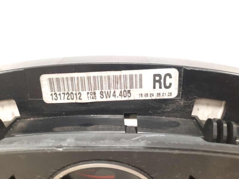 Recambio de cuadro instrumentos para opel astra h berlina cosmo referencia OEM IAM 13172012 SW4405 