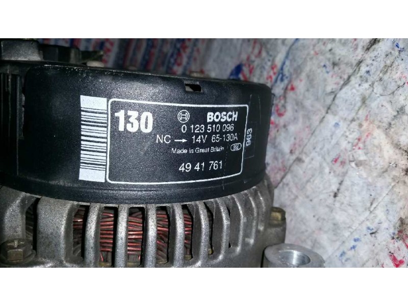 Recambio de alternador para saab 9-3 berlina 2.0i referencia OEM IAM 4941761 0123510096 