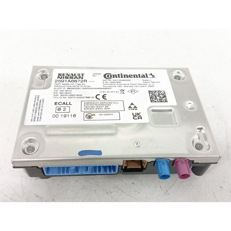 Recambio de modulo electronico para nissan townstar furgoneta/monovolumen (xfk) 1.3 referencia OEM IAM 2591A6872R  A3C1020850500