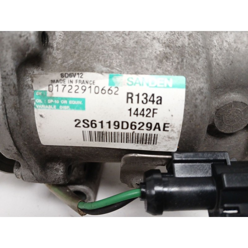 Recambio de compresor aire acondicionado para ford fiesta v (jh_, jd_) 1.4 tdci referencia OEM IAM 2S6119D629AE  1442F