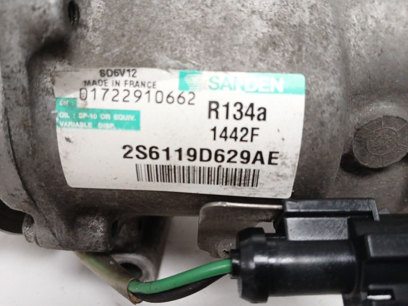 Recambio de compresor aire acondicionado para ford fiesta v (jh_, jd_) 1.4 tdci referencia OEM IAM 2S6119D629AE  1442F