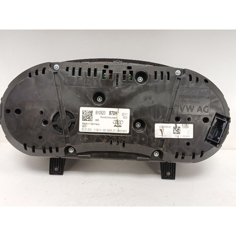 Recambio de cuadro instrumentos para audi a3 sportback (8va, 8vf) 2.0 tdi referencia OEM IAM 8V0920870H  