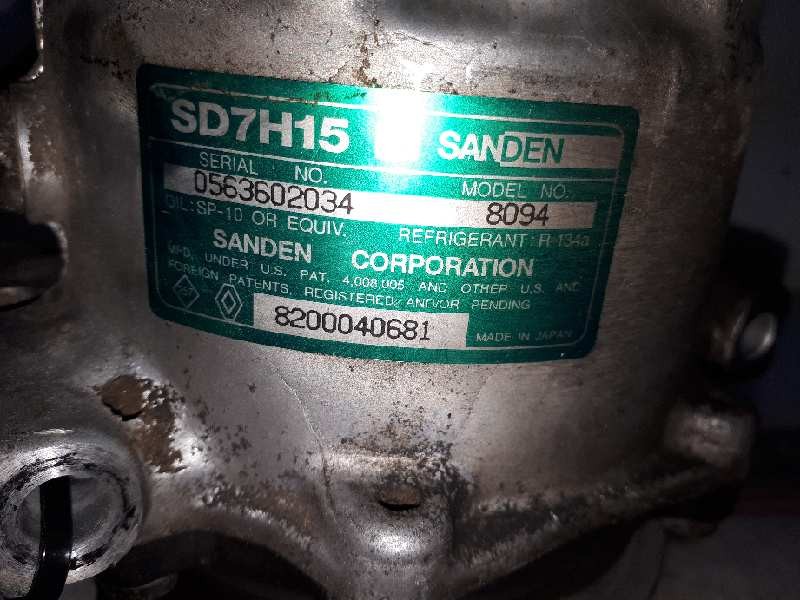 Recambio de compresor aire acondicionado para volvo s40 berlina 1.9 d referencia OEM IAM 8200040681 8094 