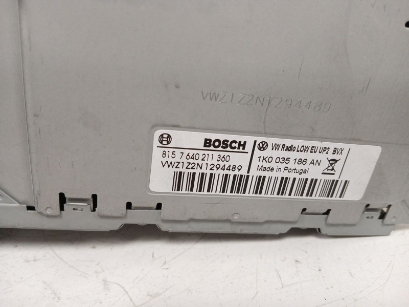 Recambio de sistema audio / radio cd para volkswagen touran (1t3) 1.6 tdi referencia OEM IAM   