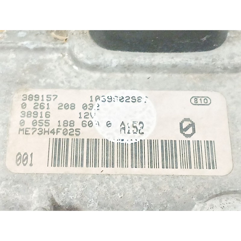 Recambio de centralita motor uce para fiat punto berlina (188) 1.4 16v dynamic referencia OEM IAM ME73H4F025  