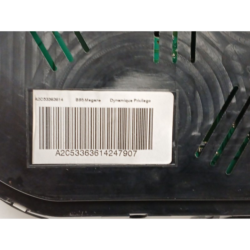 Recambio de cuadro instrumentos para renault megane iii grandtour (kz0/1) 1.9 dci (kz0j, kz0n, kz1s) referencia OEM IAM A2C53363