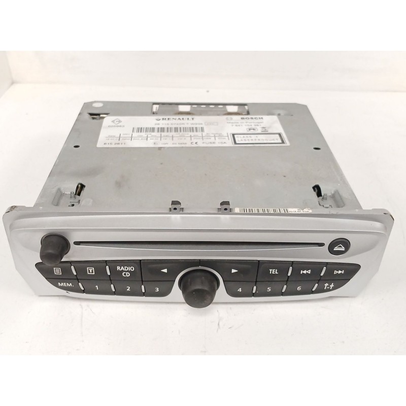 Recambio de sistema audio / radio cd para renault megane iii grandtour (kz0/1) 1.9 dci (kz0j, kz0n, kz1s) referencia OEM IAM 281