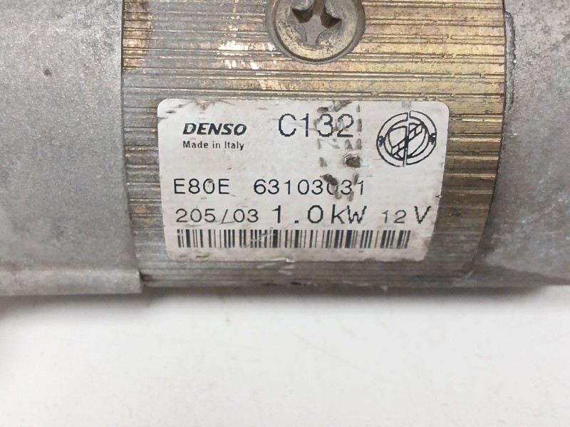 Recambio de motor arranque para fiat punto berlina (188) 1.4 16v dynamic referencia OEM IAM E80E63103031  