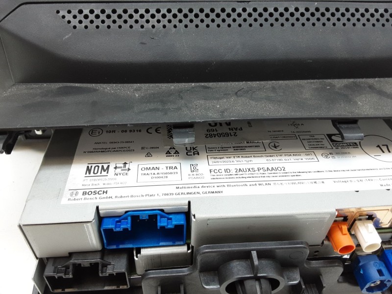 Recambio de pantalla multifuncion para opel combo e tour / life (k9) 1.5 referencia OEM IAM   