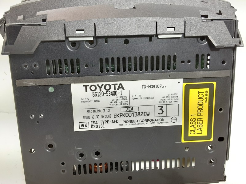 Recambio de sistema audio / radio cd para lexus is200 (ds2/is2) 220d referencia OEM IAM 86120534001   Recambio de sistema audio / radio cd para lexus is200 (ds2/is2) 220d referencia OEM IAM 86120534001