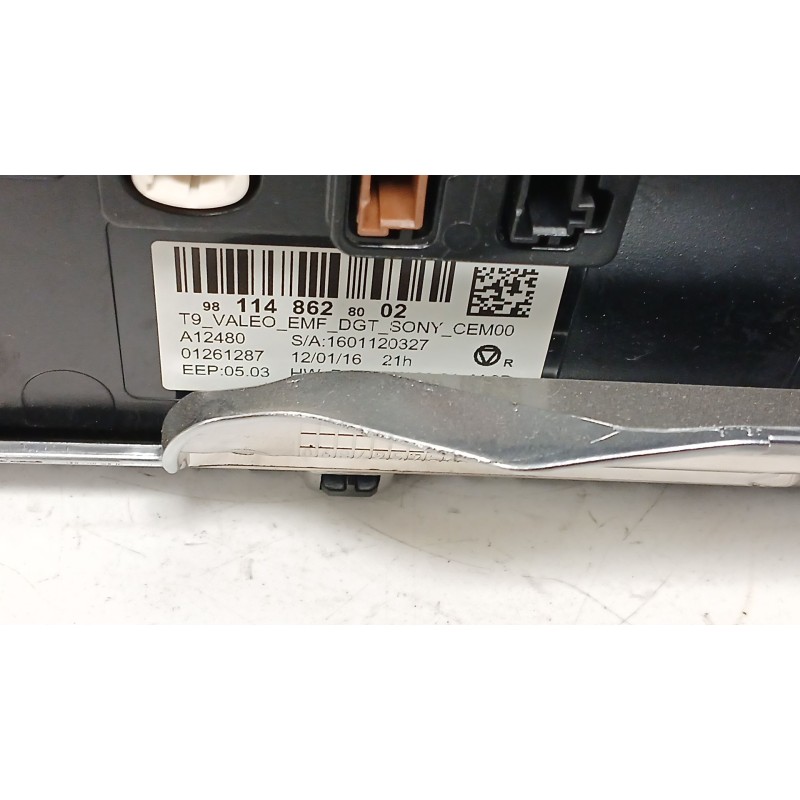 Recambio de pantalla multifuncion para peugeot 308 sw ii (lc_, lj_, lr_, lx_, l4_) 1.2 thp 130 referencia OEM IAM 981148628002  