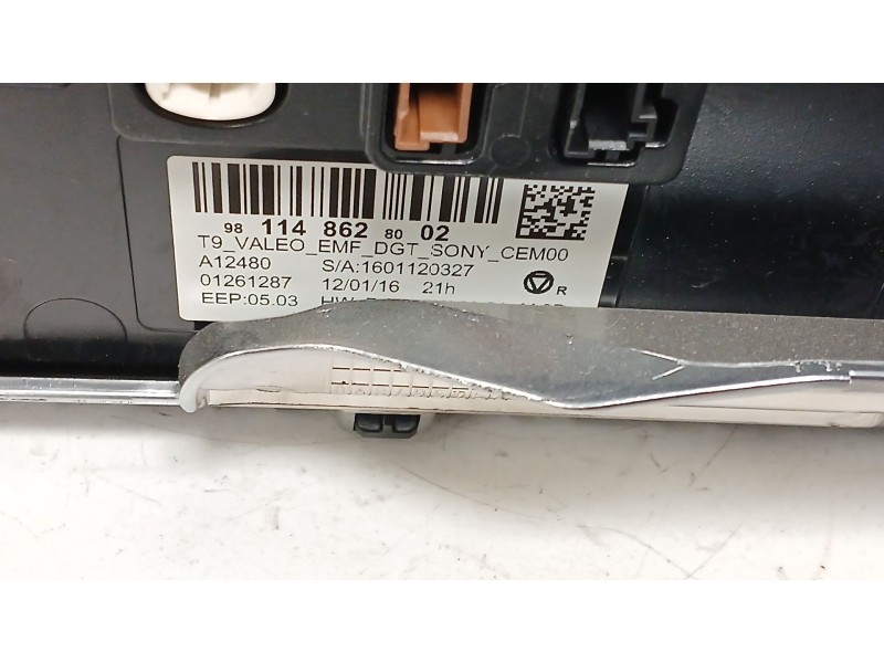 Recambio de pantalla multifuncion para peugeot 308 sw ii (lc_, lj_, lr_, lx_, l4_) 1.2 thp 130 referencia OEM IAM 981148628002  