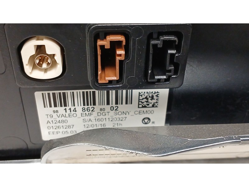 Recambio de pantalla multifuncion para peugeot 308 sw ii (lc_, lj_, lr_, lx_, l4_) 1.2 thp 130 referencia OEM IAM 981148628002  