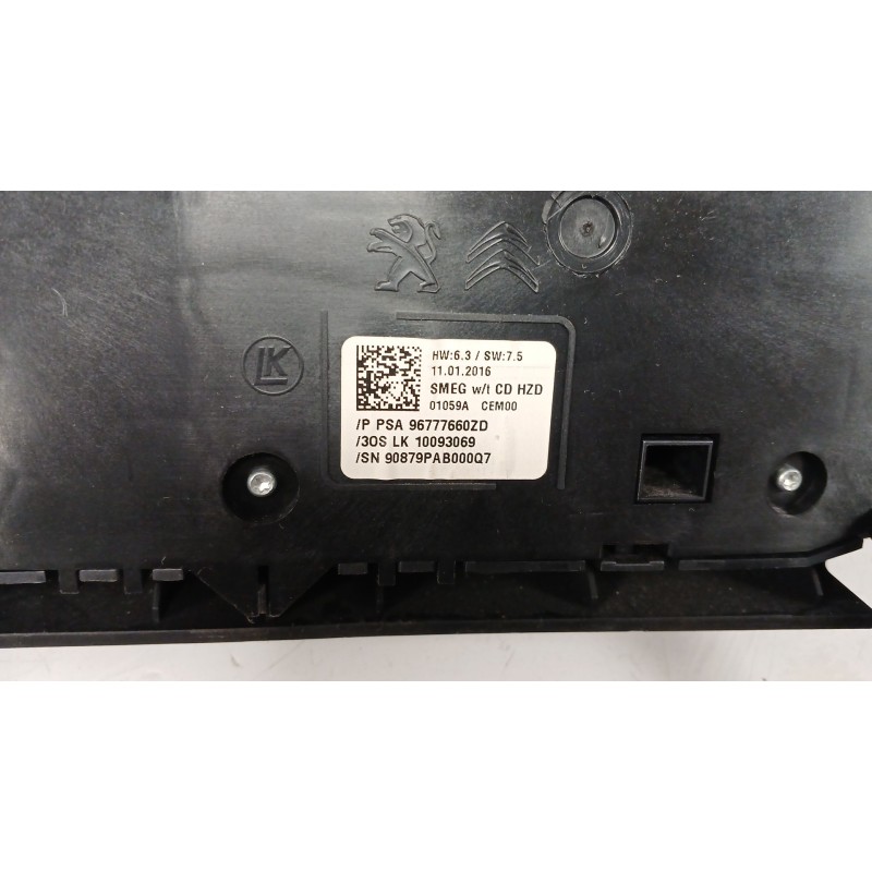 Recambio de modulo electronico para peugeot 308 sw ii (lc_, lj_, lr_, lx_, l4_) 1.2 thp 130 referencia OEM IAM 96777660ZD  90879 Recambio de modulo electronico para peugeot 308 sw ii (lc_, lj_, lr_, lx_, l4_) 1.2 thp 130 referencia OEM IAM 96777660ZD  90879