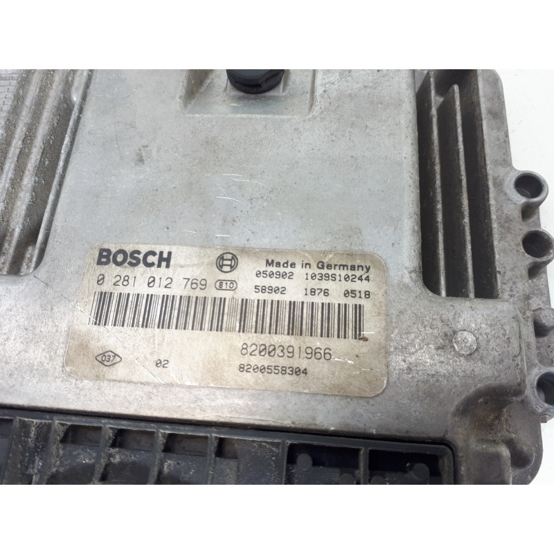 Recambio de centralita motor uce para fiat bravo (198) 1.9 16v dynamic multijet referencia OEM IAM 8200391966 02810127691 