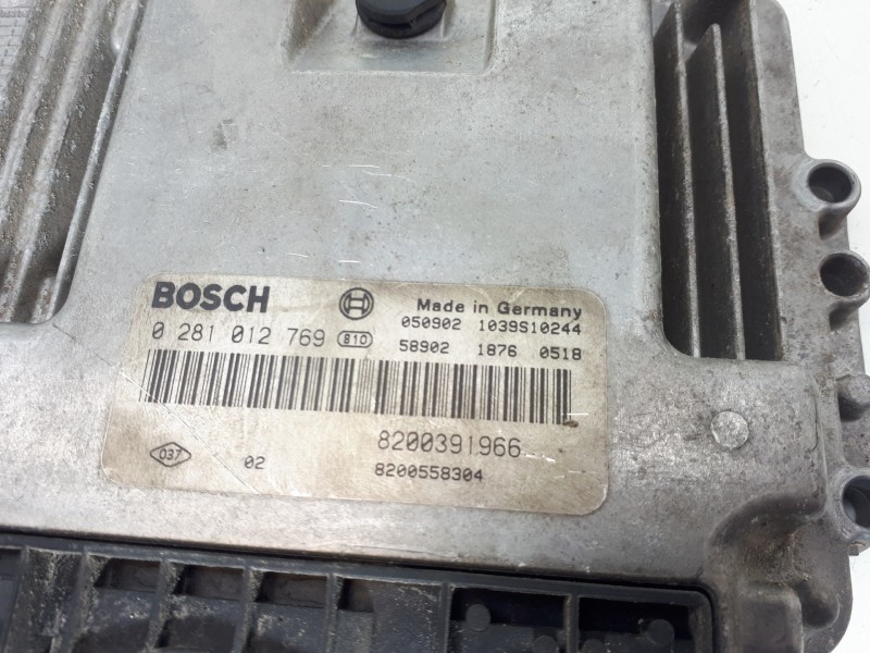 Recambio de centralita motor uce para fiat bravo (198) 1.9 16v dynamic multijet referencia OEM IAM 8200391966 02810127691 