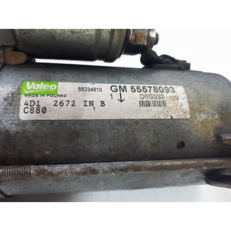 Recambio de motor arranque para opel corsa d corsavan referencia OEM IAM 55578093 D6G332 
