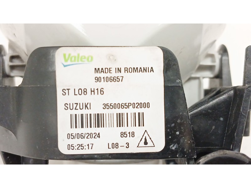 Recambio de faro antiniebla derecho para suzuki s-cross 1.4 smart hybrid (akk414) referencia OEM IAM   