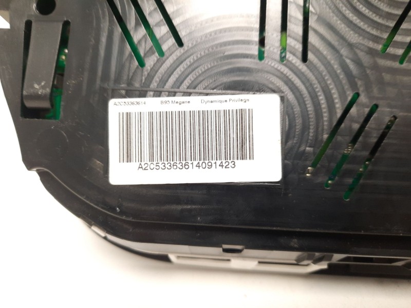 Recambio de cuadro instrumentos para renault megane iii berlina 5 p dynamique referencia OEM IAM RNI248100342R AZC53363614 