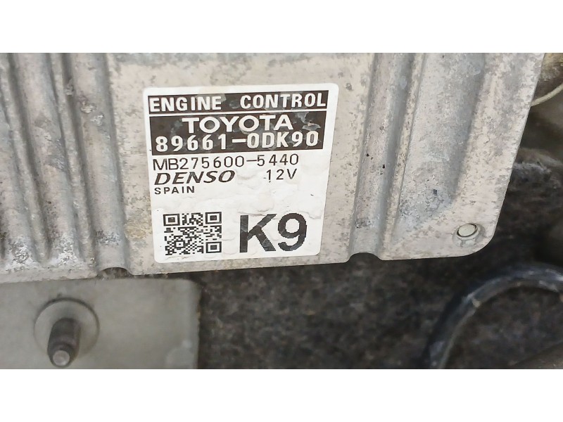 Recambio de centralita motor uce para toyota yaris (_p13_) 1.3 (nsp130_) referencia OEM IAM   