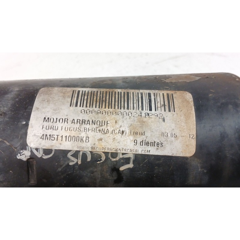 Recambio de motor arranque para ford focus c-max (dm2) 1.8 tdci referencia OEM IAM 4M5T11000KB  