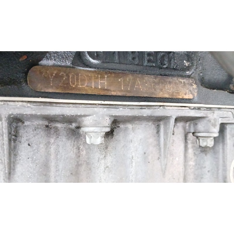 Recambio de motor completo para opel zafira a monospace (t98) 2.0 di 16v (f75) referencia OEM IAM Y20DTH  