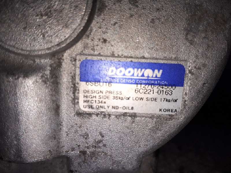 Recambio de compresor aire acondicionado para kia rio 1.5 crdi active referencia OEM IAM 977011G305FKZ 6SBU16 1127024500
