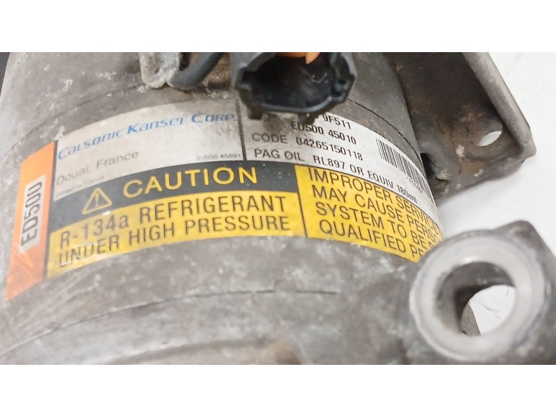 Recambio de compresor aire acondicionado para nissan almera ii hatchback (n16) 1.5 referencia OEM IAM 04265150118 ED50045010 926