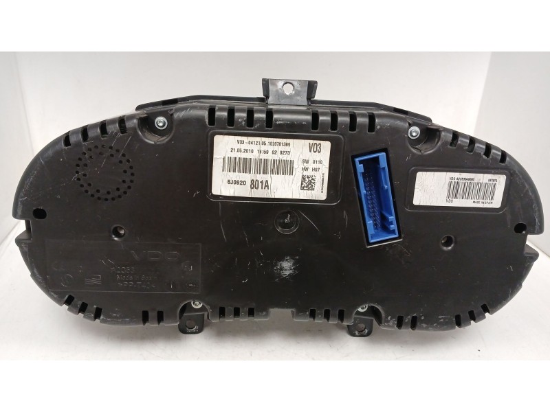 Recambio de cuadro instrumentos para seat ibiza iv (6j5, 6p1) 1.6 tdi referencia OEM IAM 6J0920801A  A2C53349080