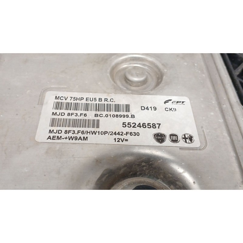 Recambio de centralita motor uce para fiat fiorino furgoneta/monovolumen (225_) 1.3 d multijet (225bxd1a, 225bxb1a, 225bxb11) re