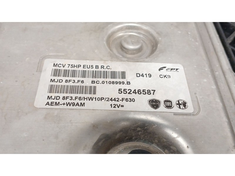 Recambio de centralita motor uce para fiat fiorino furgoneta/monovolumen (225_) 1.3 d multijet (225bxd1a, 225bxb1a, 225bxb11) re