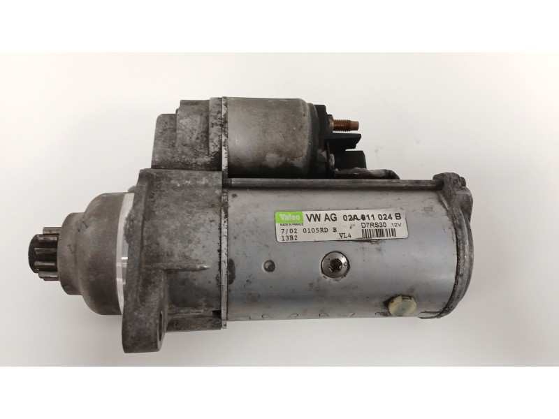 Recambio de motor arranque para seat leon (1m1) 1.9 tdi referencia OEM IAM 02A011024B  D7RS30