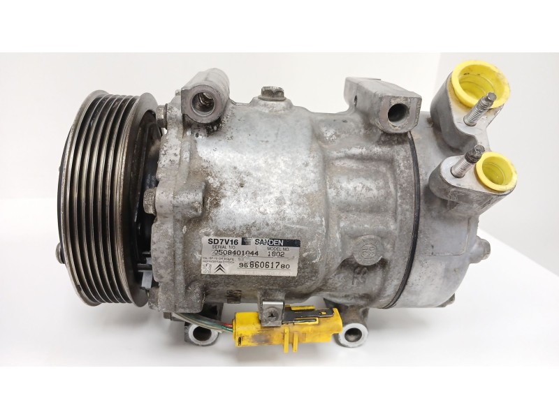Recambio de compresor aire acondicionado para citroën xsara picasso (n68) 1.6 hdi referencia OEM IAM 9686061780 SD7V16 1802