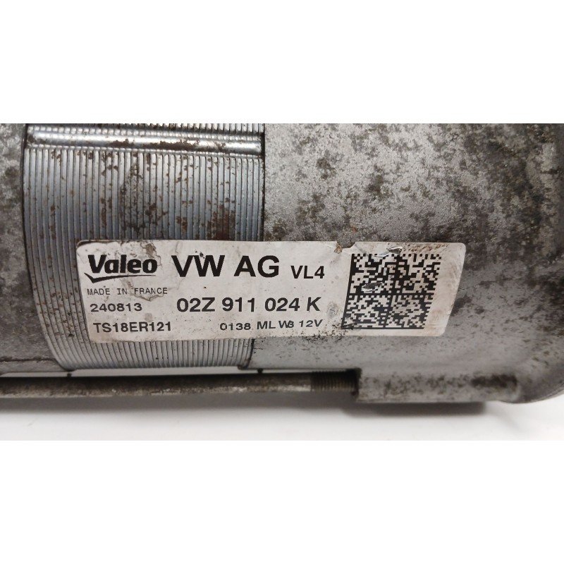 Recambio de motor arranque para seat ibiza iv (6j5, 6p1) 1.6 tdi referencia OEM IAM 02Z911024K  TS18ER121