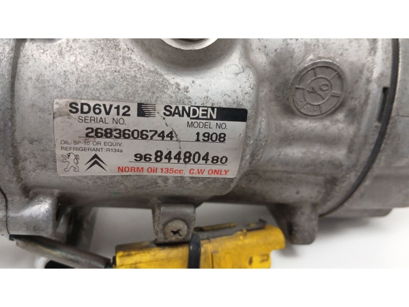 Recambio de compresor aire acondicionado para citroën c3 i (fc_, fn_) 1.4 hdi referencia OEM IAM 9684480480 1908 2683606744