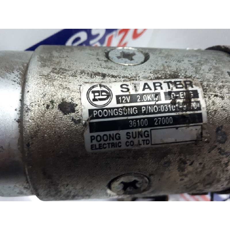 Recambio de motor arranque para hyundai santa fe (sm) 2.0 gls crdi referencia OEM IAM 3610027000 031013170 