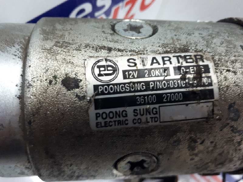 Recambio de motor arranque para hyundai santa fe (sm) 2.0 gls crdi referencia OEM IAM 3610027000 031013170 
