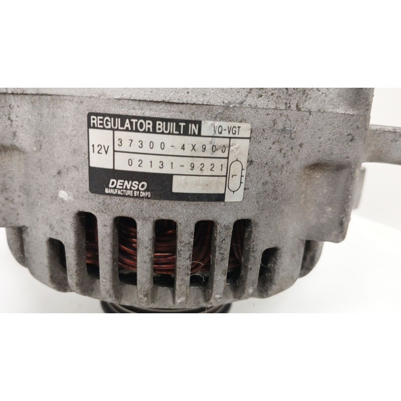 Recambio de alternador para kia carnival / grand carnival iii (vq) 2.9 crdi referencia OEM IAM 3730004X900  021319221