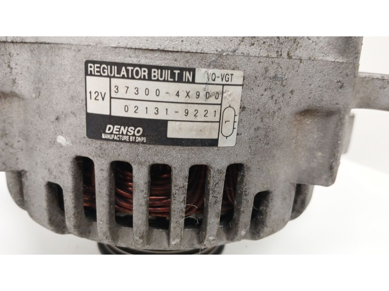 Recambio de alternador para kia carnival / grand carnival iii (vq) 2.9 crdi referencia OEM IAM 3730004X900  021319221