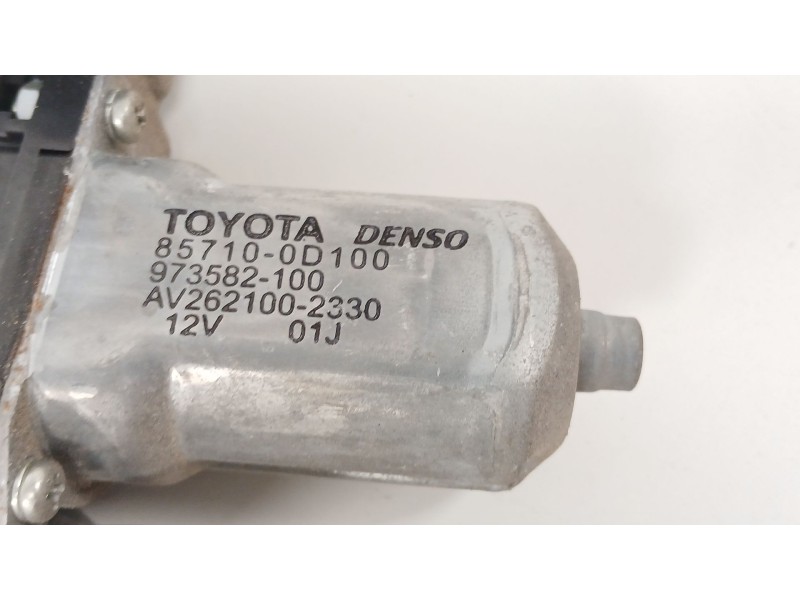 Recambio de elevalunas delantero derecho para toyota auris (_e15_) 2.0 d-4d (ade150_) referencia OEM IAM 857100D100  973582100