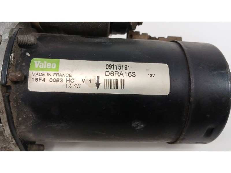 Recambio de motor arranque para opel corsa c (x01) 1.0 (f08, f68) referencia OEM IAM D6RA163  09115191 Recambio de motor arranque para opel corsa c (x01) 1.0 (f08, f68) referencia OEM IAM D6RA163  09115191