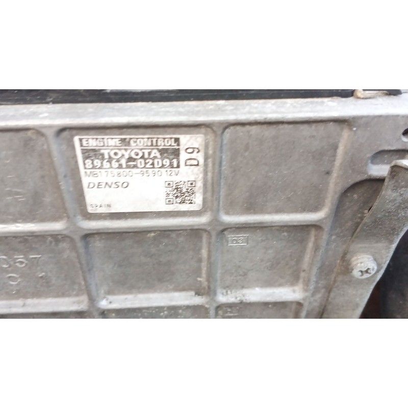 Recambio de centralita motor uce para toyota auris (_e15_) 2.0 d-4d (ade150_) referencia OEM IAM   