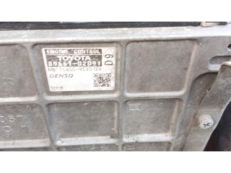 Recambio de centralita motor uce para toyota auris (_e15_) 2.0 d-4d (ade150_) referencia OEM IAM   