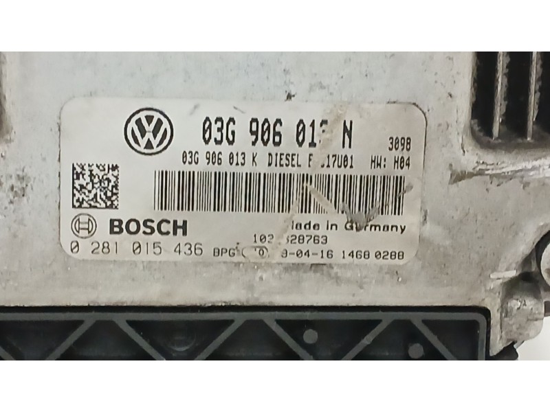 Recambio de centralita motor uce para seat ibiza iv sc (6j1, 6p5) 1.9 tdi referencia OEM IAM 0281015436  03G906013N