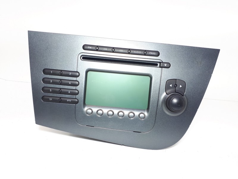 Recambio de sistema audio / radio cd para seat leon (1p1) comfort limited referencia OEM IAM 1P1035186N87 SEZ1Z3F9295814 