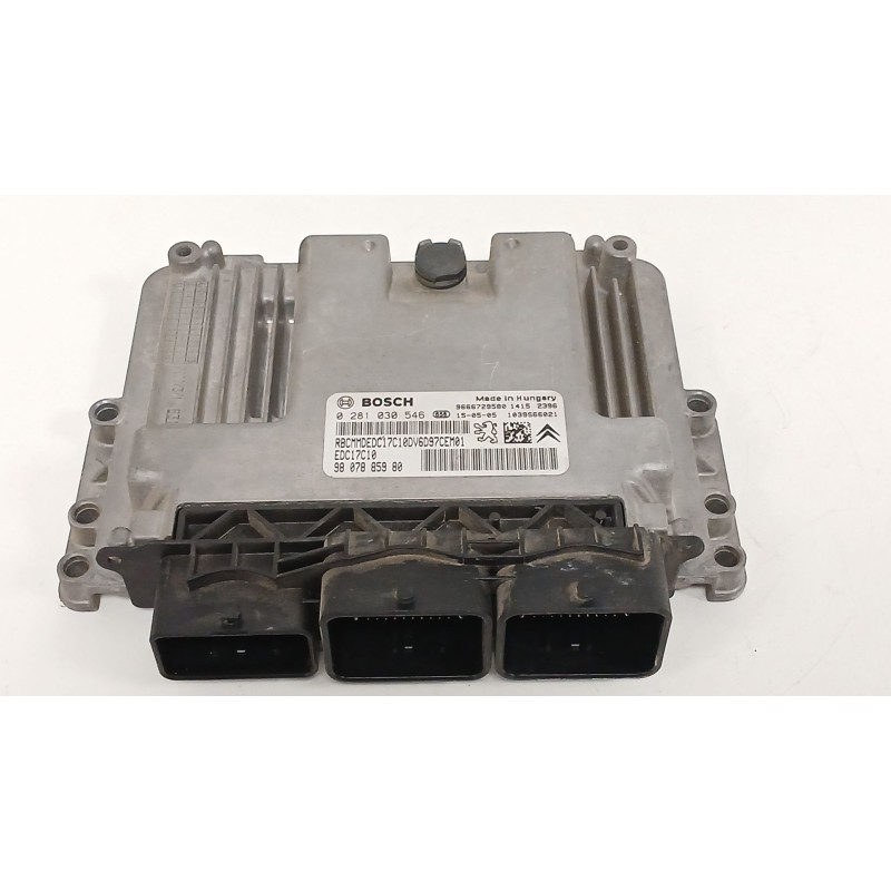 Recambio de centralita motor uce para peugeot 208 i (ca_, cc_) 1.6 hdi referencia OEM IAM 0281030546 98078859546 EDC17C10