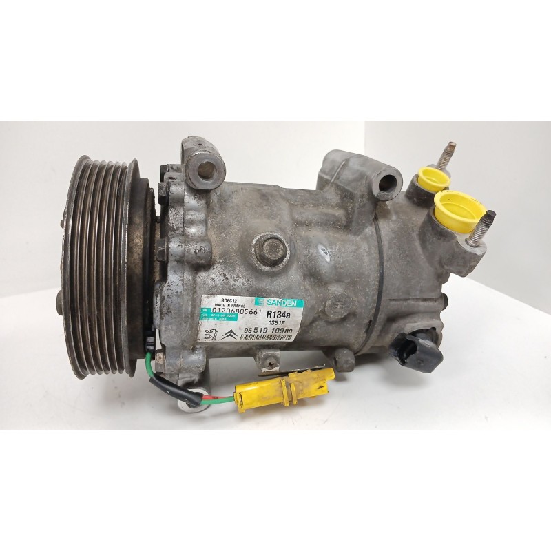 Recambio de compresor aire acondicionado para peugeot 207/207+ (wa_, wc_) 1.6 hdi referencia OEM IAM 9651910980  1351F