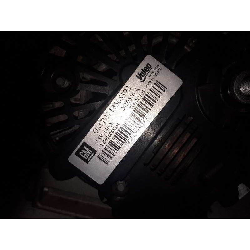 Recambio de alternador para opel corsa d color edition referencia OEM IAM 13505392 TG12C105 140A